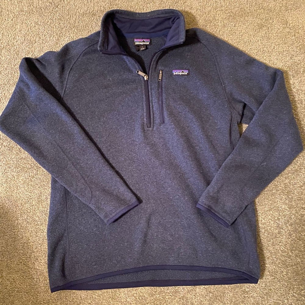 Men’s navy Patagonia Fleece - Picture 2 of 2
